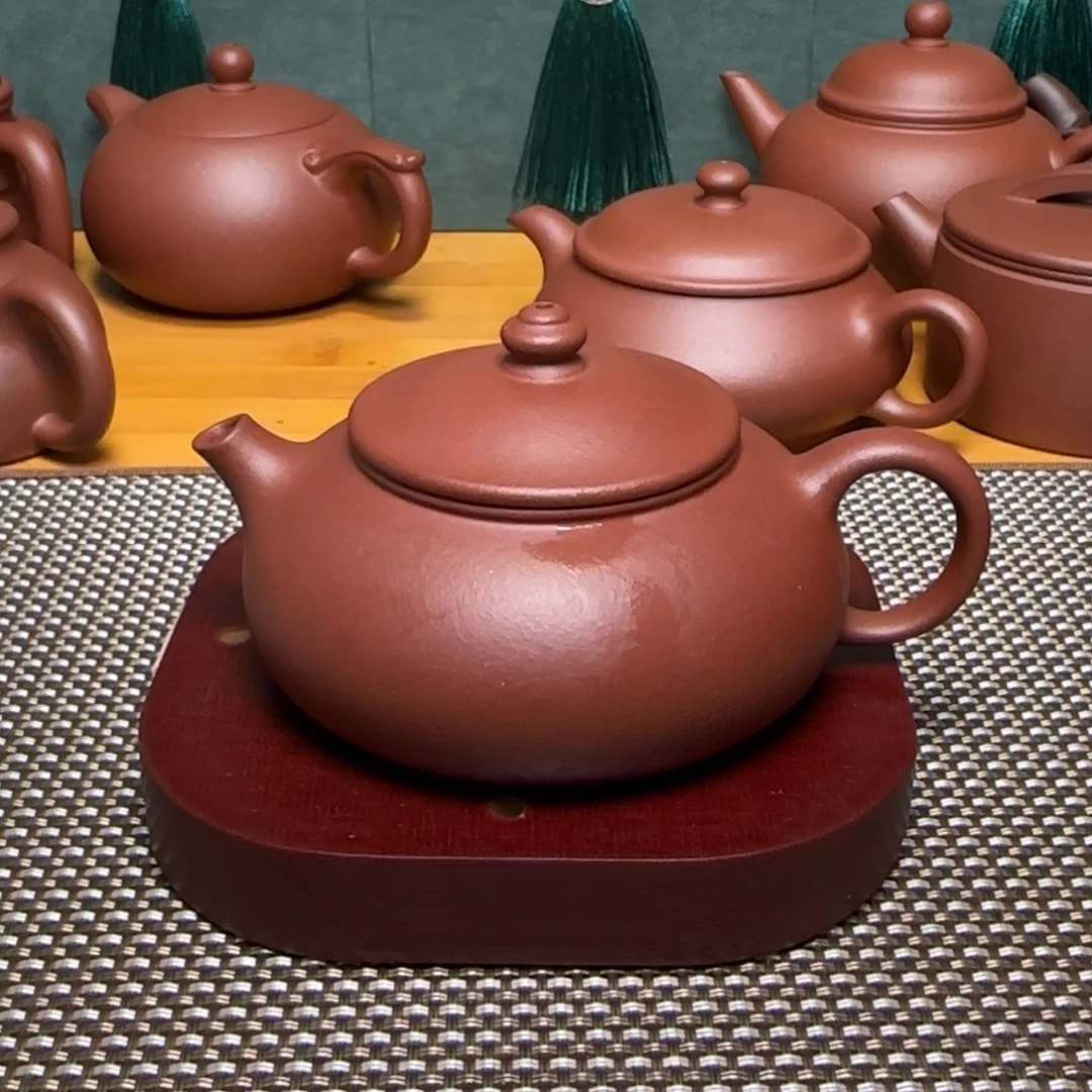 @***@紫砂茶壶底槽清寒江壶160ml