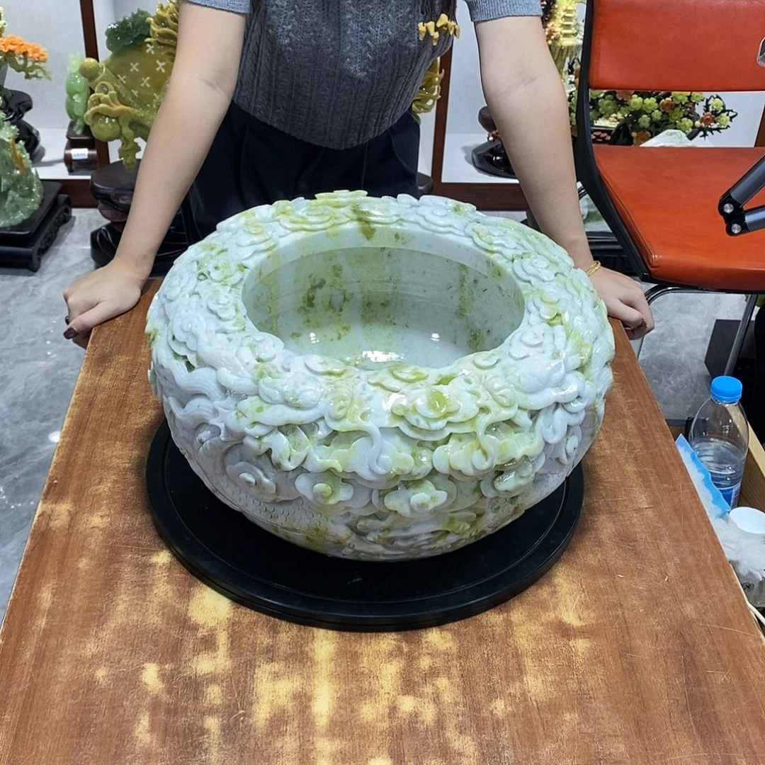 人***艺玉山水摆件 玄关摆件