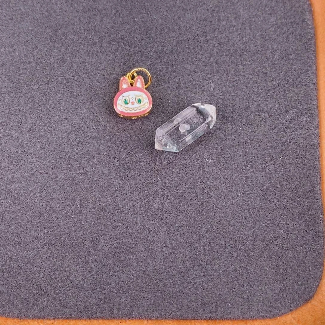 水晶珠宝半成品银S925镀金镶嵌