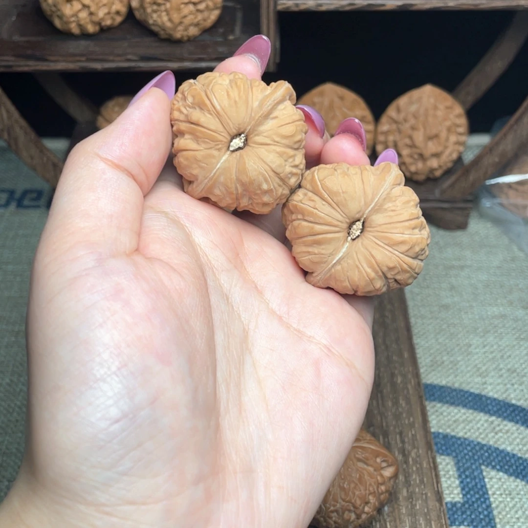 文玩核桃把件空**忆39南瓜墩