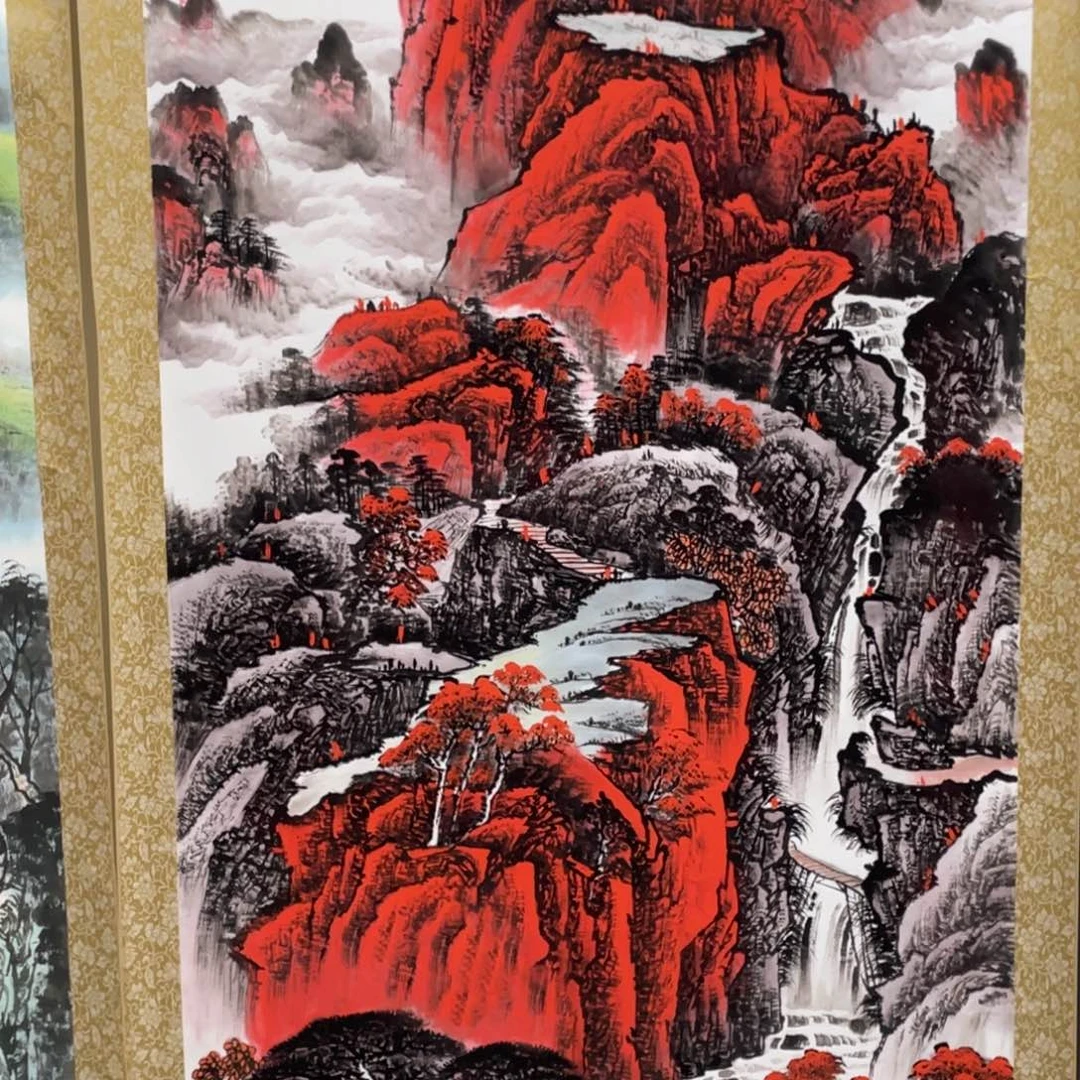 用***4国画老师手笔手绘作品y