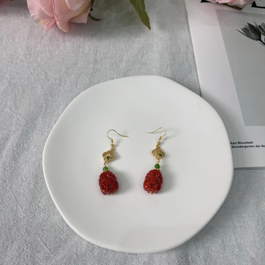 高定珠宝三姑娘耳坠HF1032S068