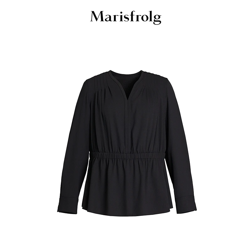 Marisfrolg玛丝菲尔休闲百搭T恤长袖AAGB30361