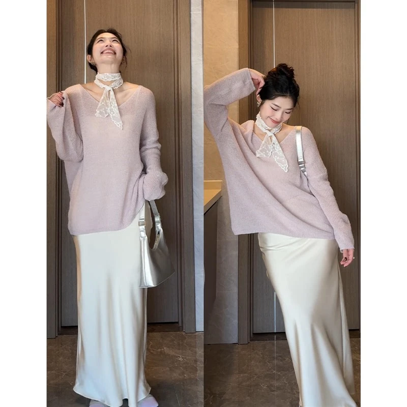 春装搭配开春穿搭一整套2025新款独特漂亮韩里韩气半身裙两件套装