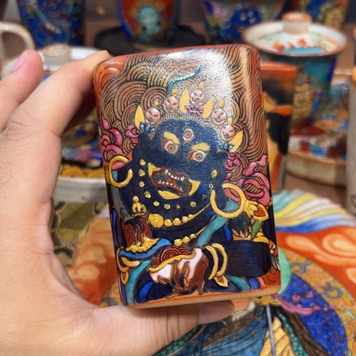 手工制作大黑天杯