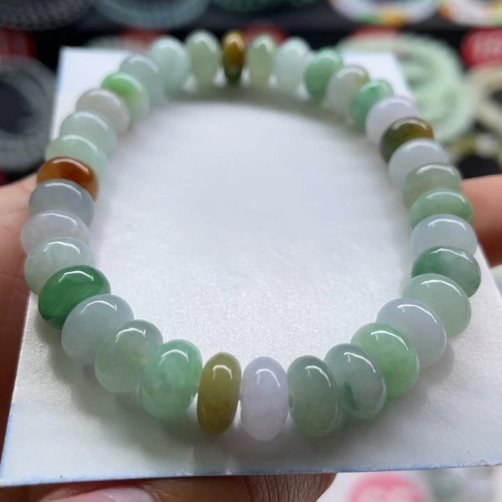 未镶嵌手链翡翠卡8.9