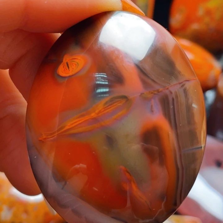 玛瑙/玉髓战国红玛瑙挂件未镶嵌