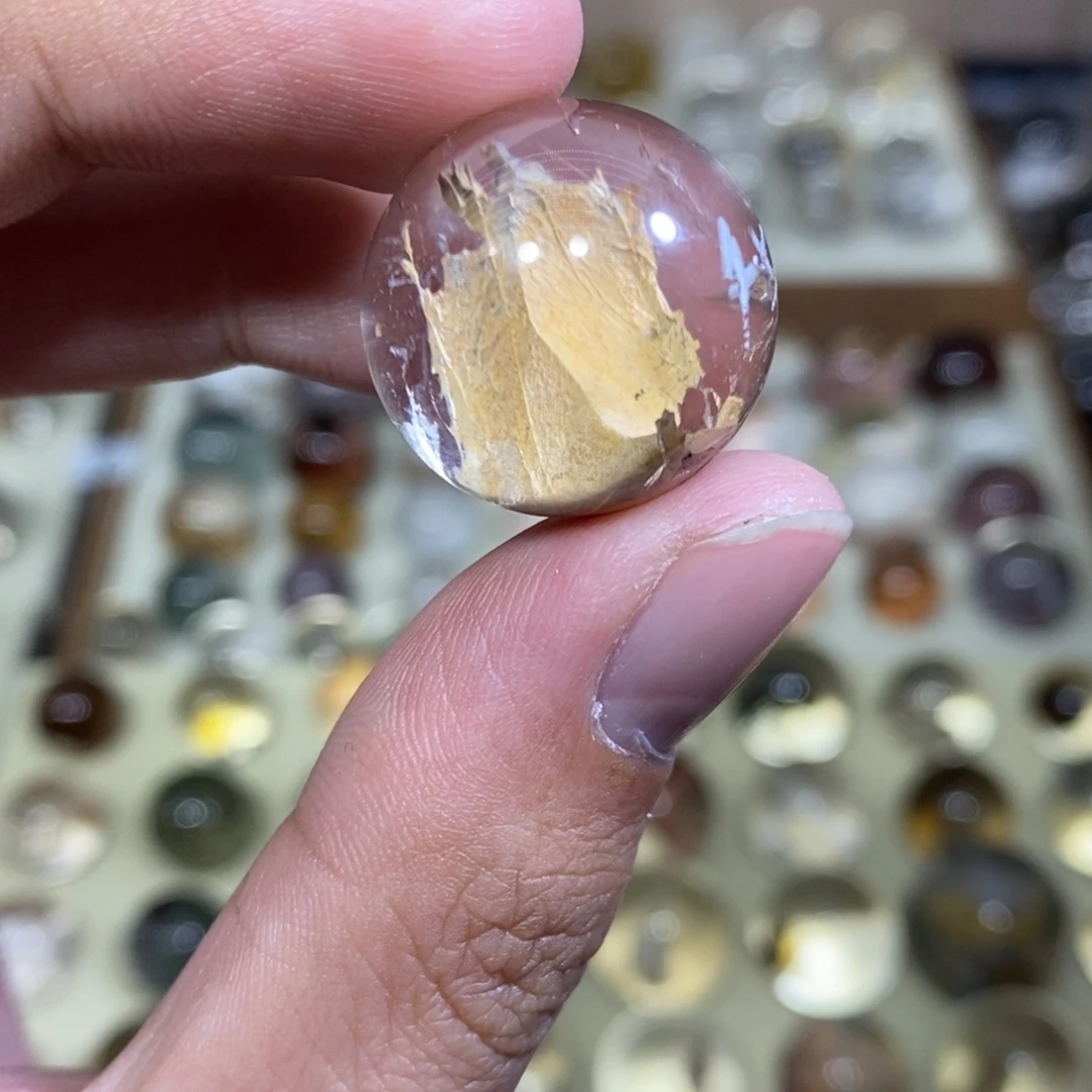 水晶未镶嵌珠宝半成品21.5m