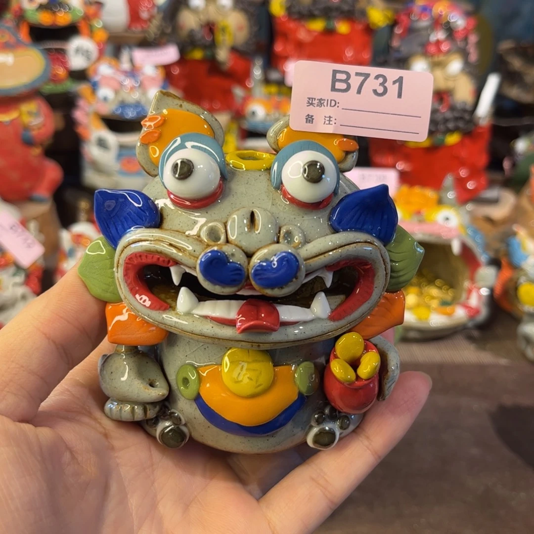 小***多泥塑纯手工茶宠摆件