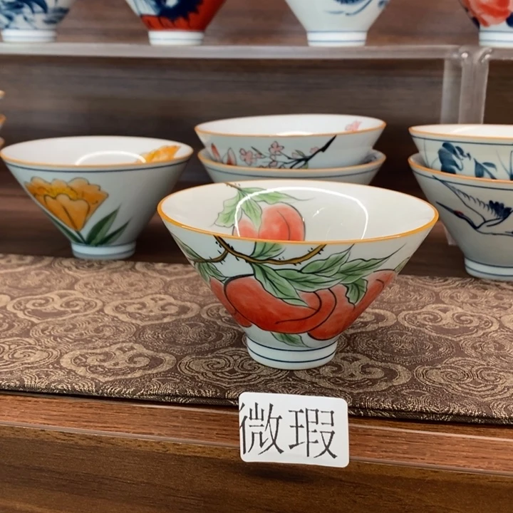 釉下老陶泥手工绘制