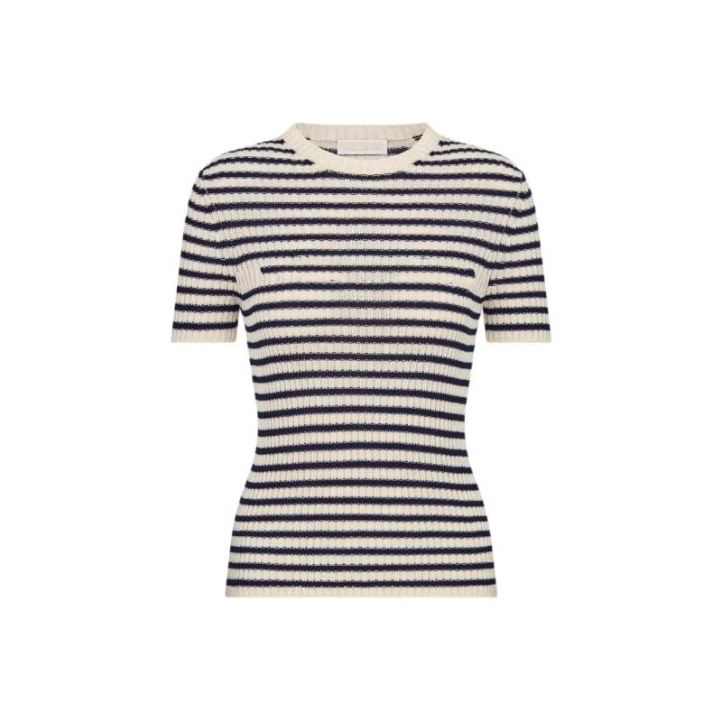 C076~神雕侠侣-黑白条纹T恤