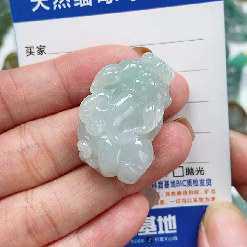 【闪购商品】翡翠颈饰未镶嵌貔貅