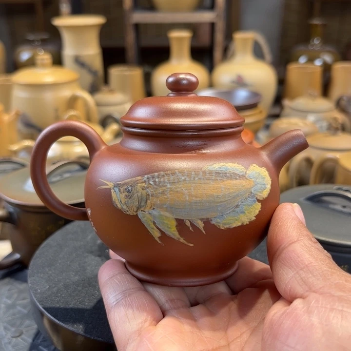 建水紫陶复烧红福利活动表面青微颗粒