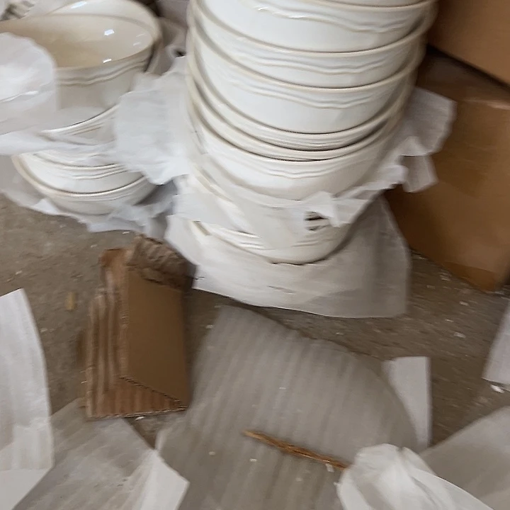 瓷片默认瑕疵商品6个面花纹