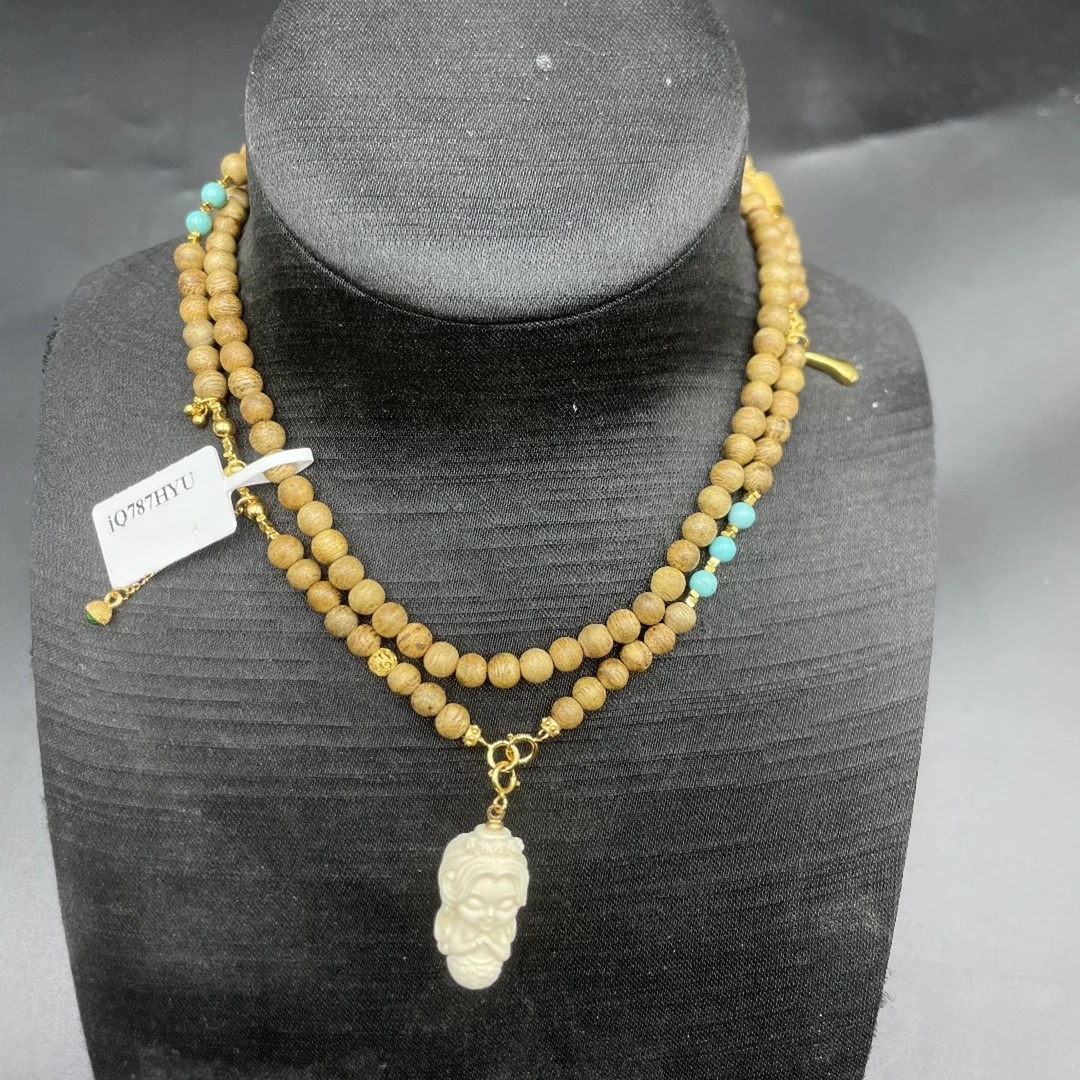 达拉干沉香美人鱼项链 BSK104A-11   10g（5.1mm）.