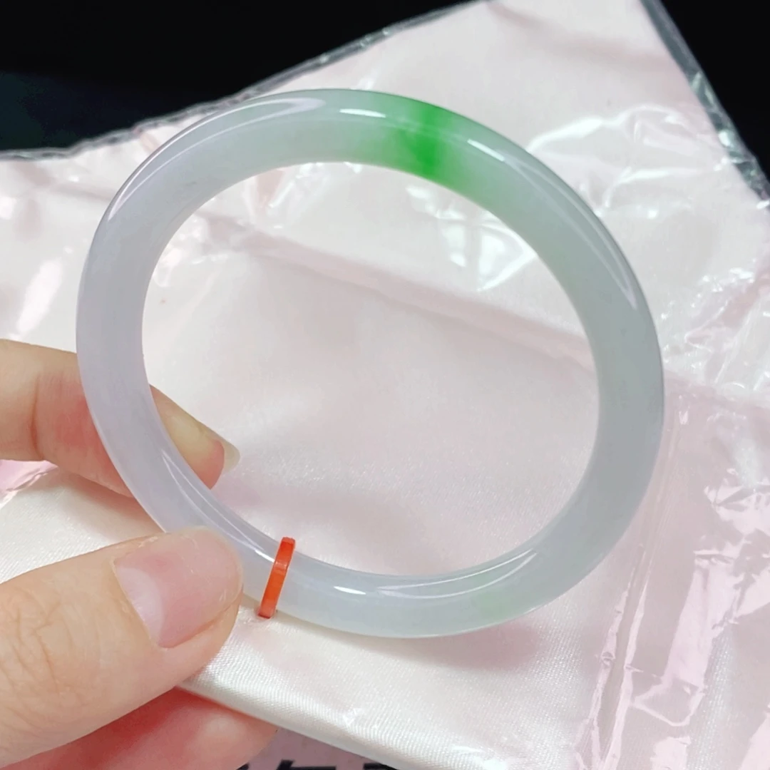 未镶嵌手镯翡翠54圆条