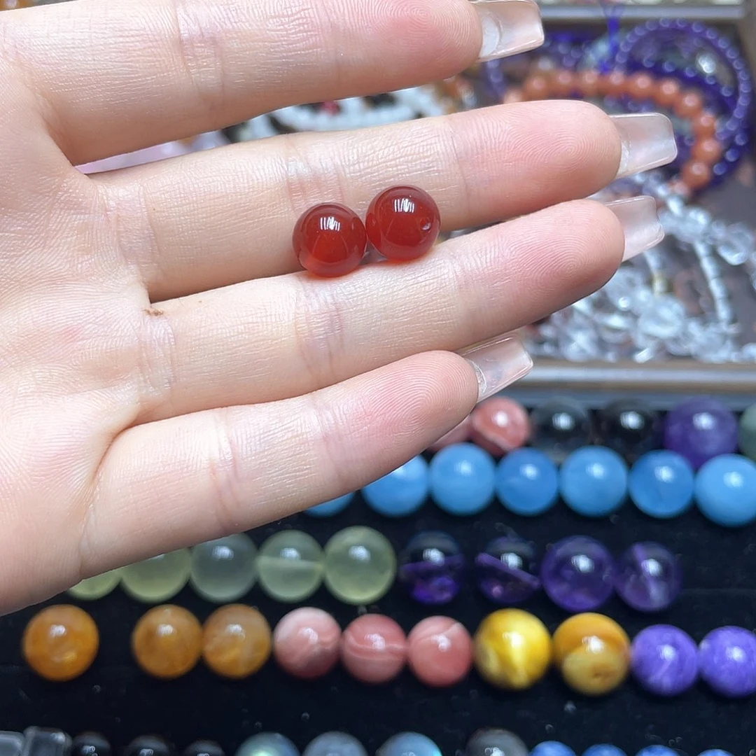 水晶手链未镶嵌J***y红玛瑙