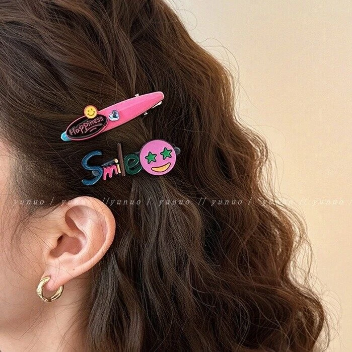 韩式甜美可爱春夏刘海发夹女2025新款高端侧边鸭嘴夹子饰高级感