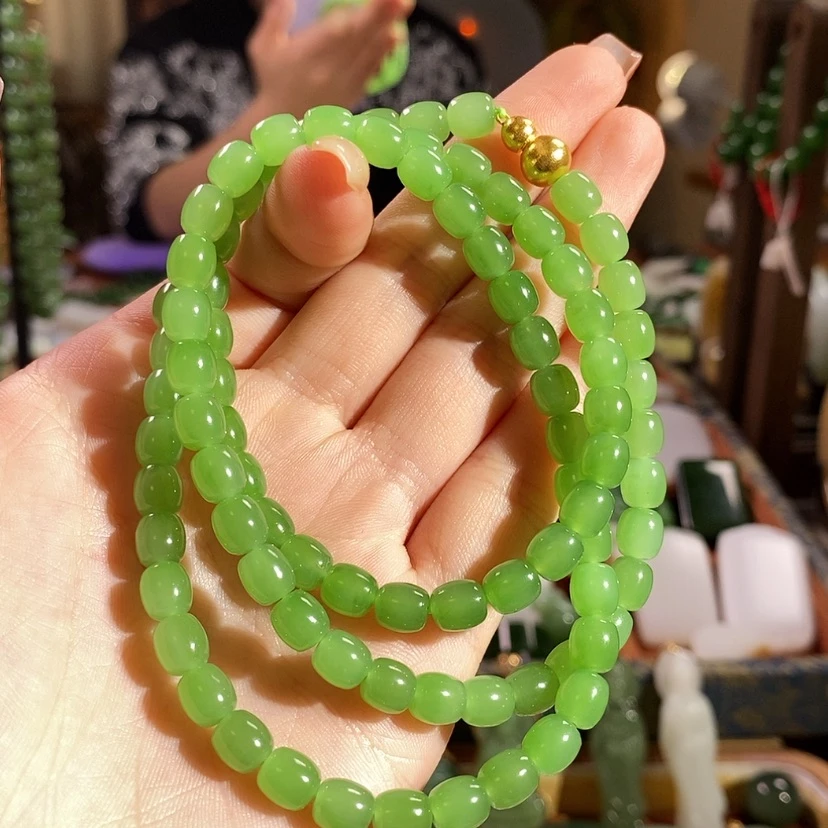 【闪购商品】项链未镶嵌和田玉套组手串和项链