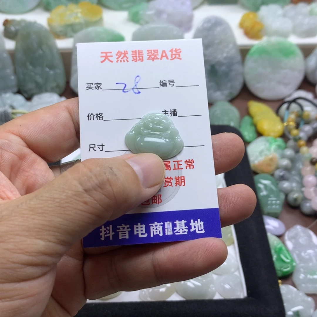 翡翠未镶嵌颈饰缅甸A货翡翠
