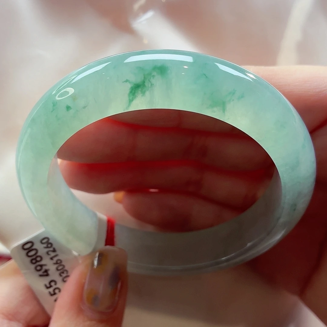 翡翠未镶嵌手镯22（17号）