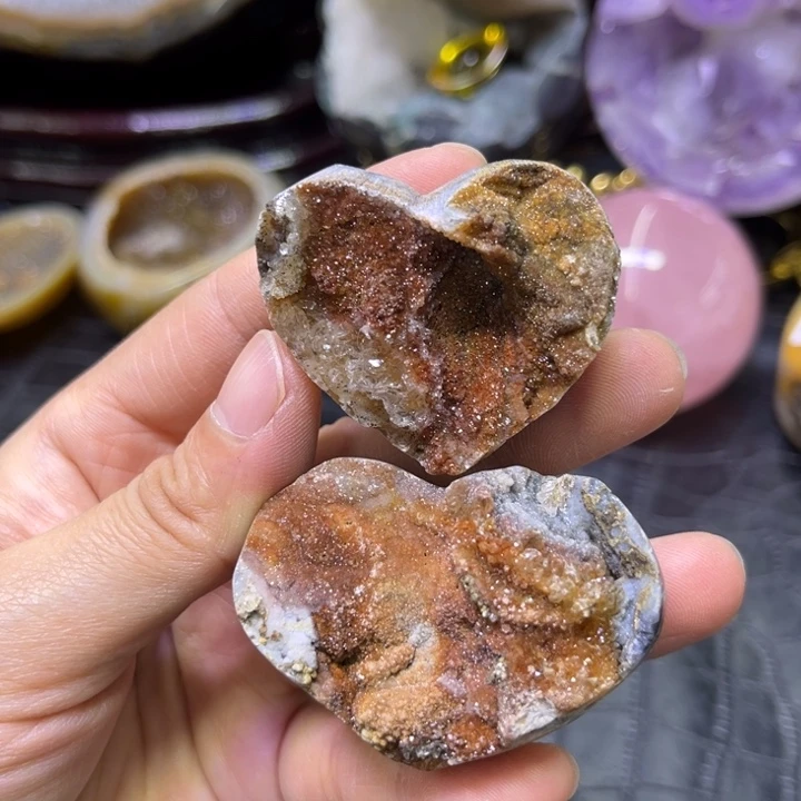未镶嵌发饰水晶流沙爱心2️⃣