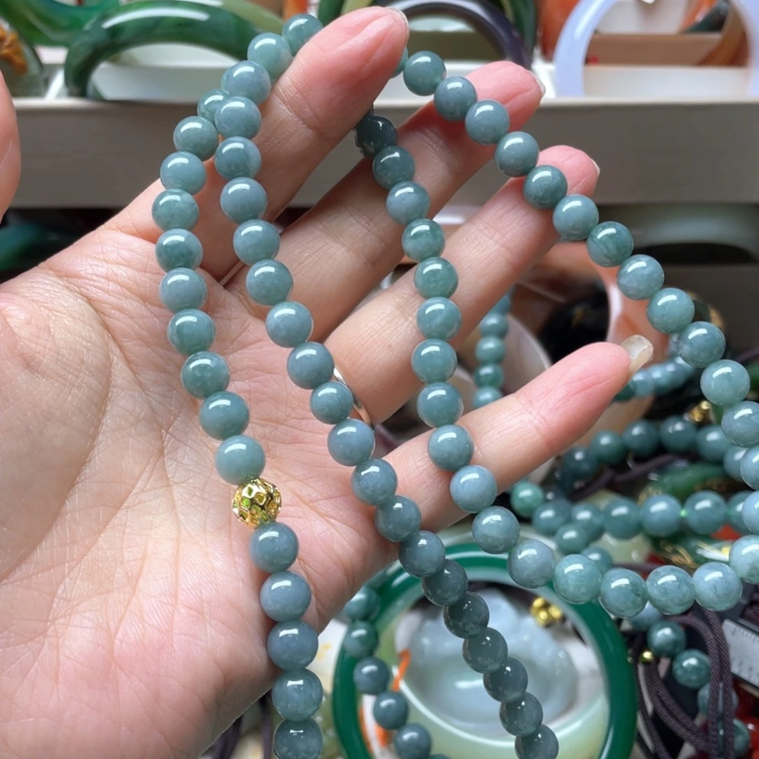 翡翠未镶嵌颈饰7777777777777