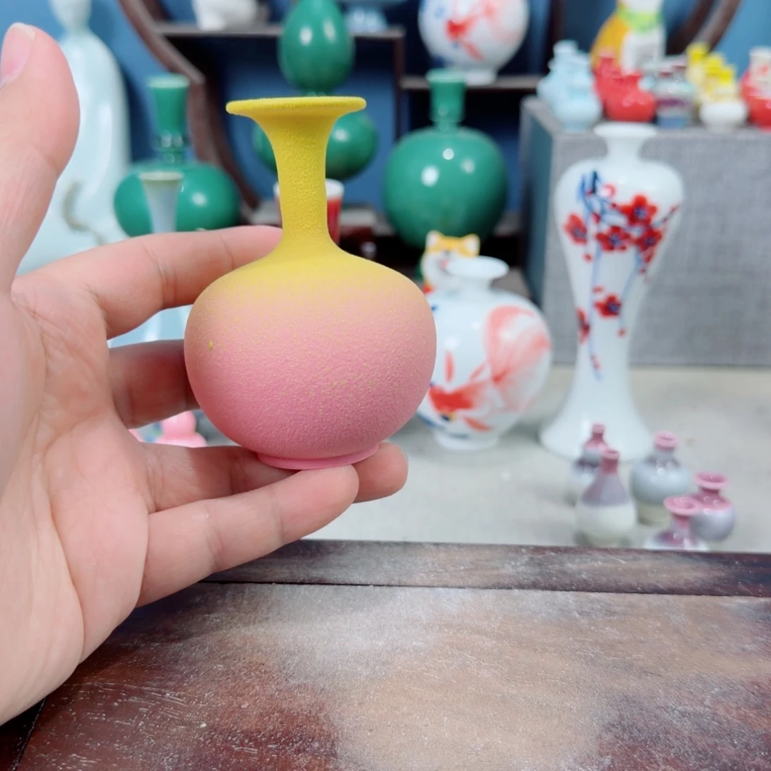 陶瓷手工小花器摆件