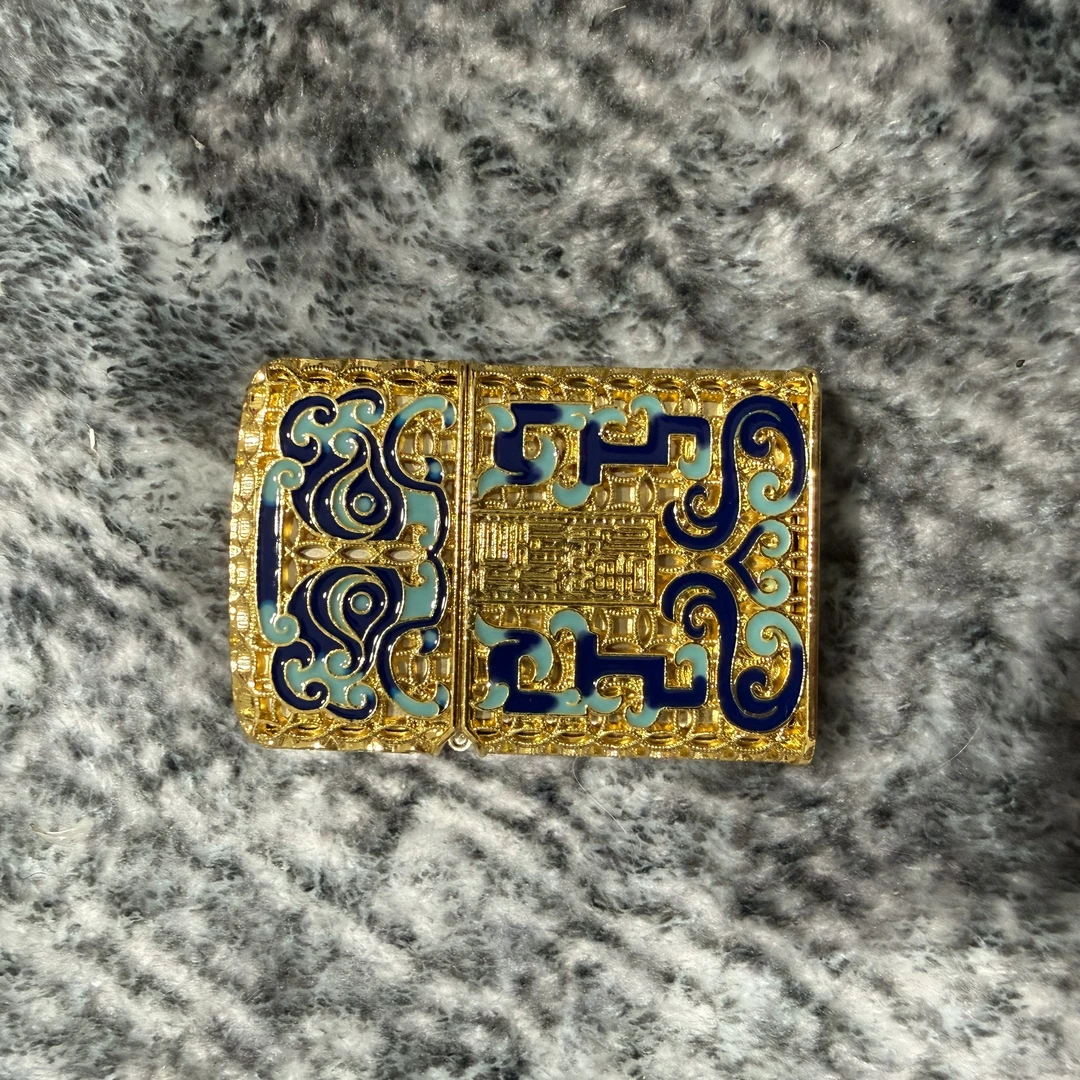 瑞兽祥瑞金色打火机