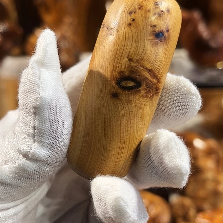 柏木太行崖柏瘤花把件微瑕