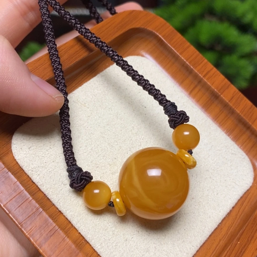 【闪购商品】蜜蜡颈饰未镶嵌项链