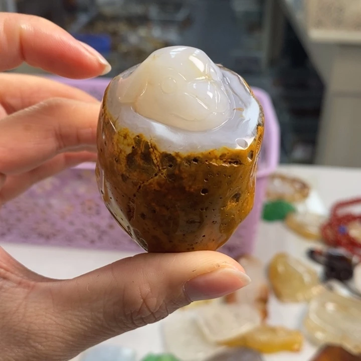 玛瑙/玉髓吊坠(不含链)未镶嵌