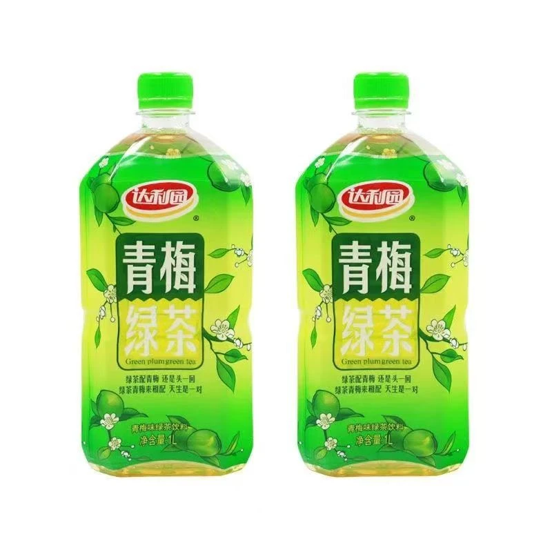 【1L*2瓶】达利园青梅绿茶1升大瓶酸甜解腻夏季果味茶饮料清凉畅饮