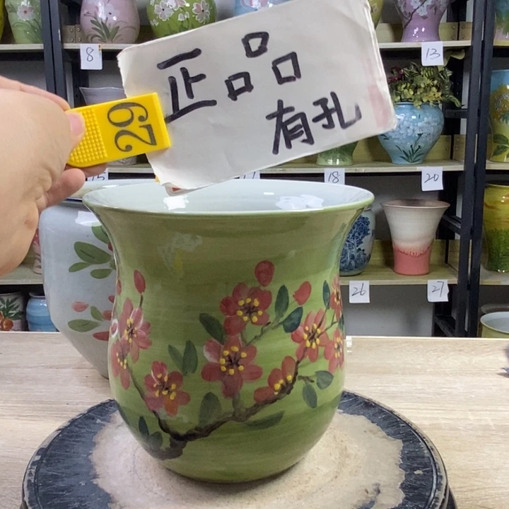 景德镇高温陶瓷花盆