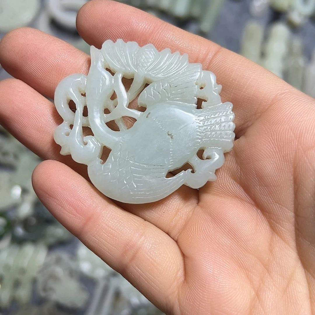 和田玉颈饰未镶嵌旺*