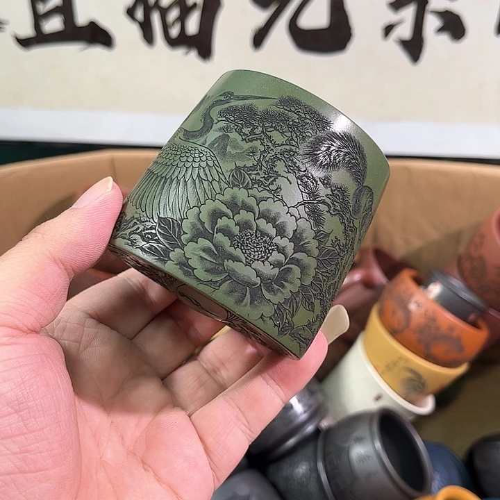 茶杯紫砂全手工紫砂主人杯