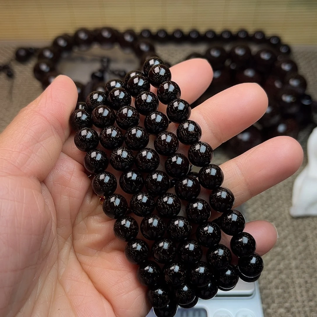 檀香紫檀（小叶紫檀）0.8 108颗 爆星