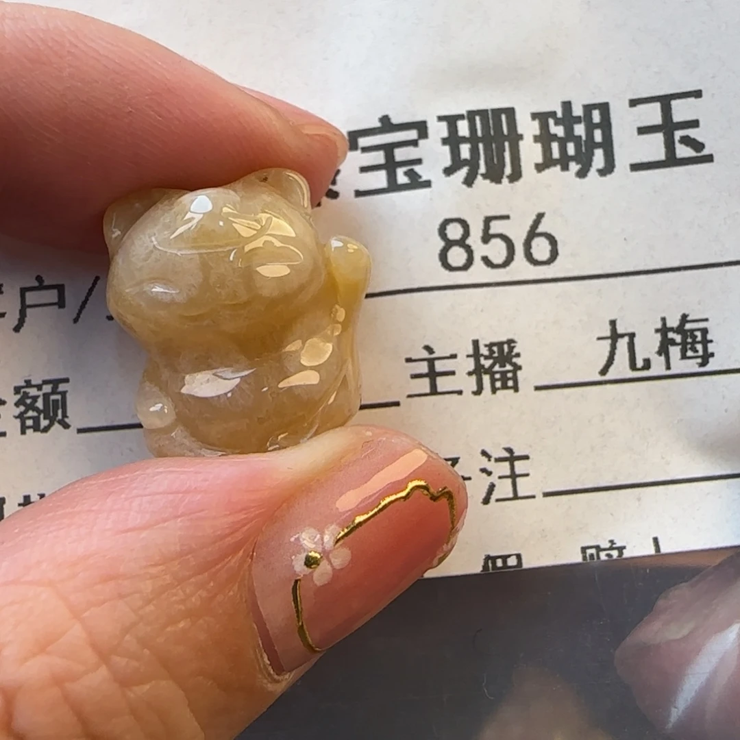 硅化珊瑚（珊瑚玉）未镶嵌颈饰