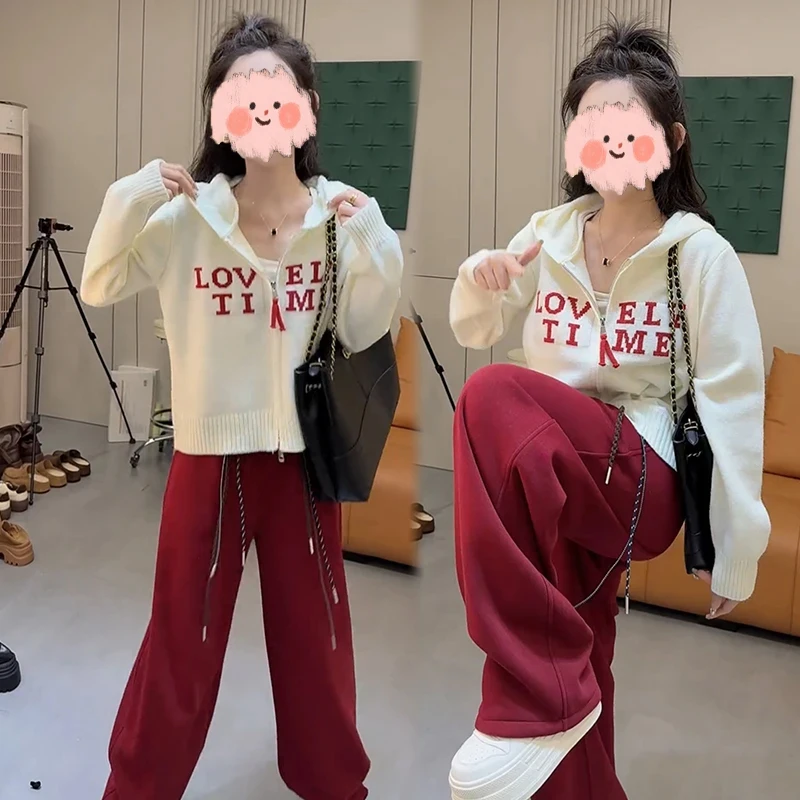 2025秋季新款时尚显瘦气质网红高档套装女高级百搭宽松休闲两件套