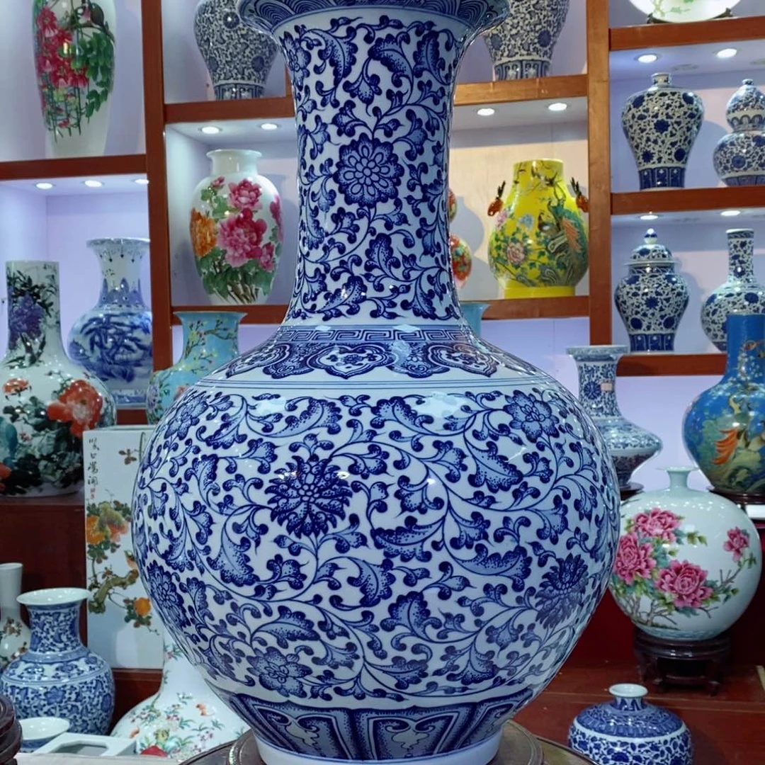 瓶景德镇陶瓷手绘