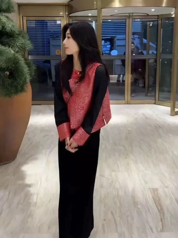 马甲56    58230【云柔漫步】马甲两件套