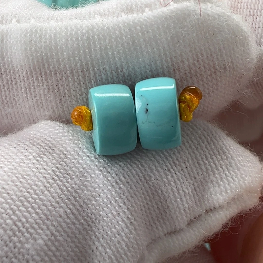 未镶嵌绿松石配饰7mm