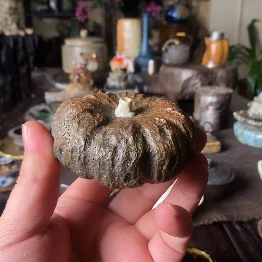 手工制作柴烧茶具