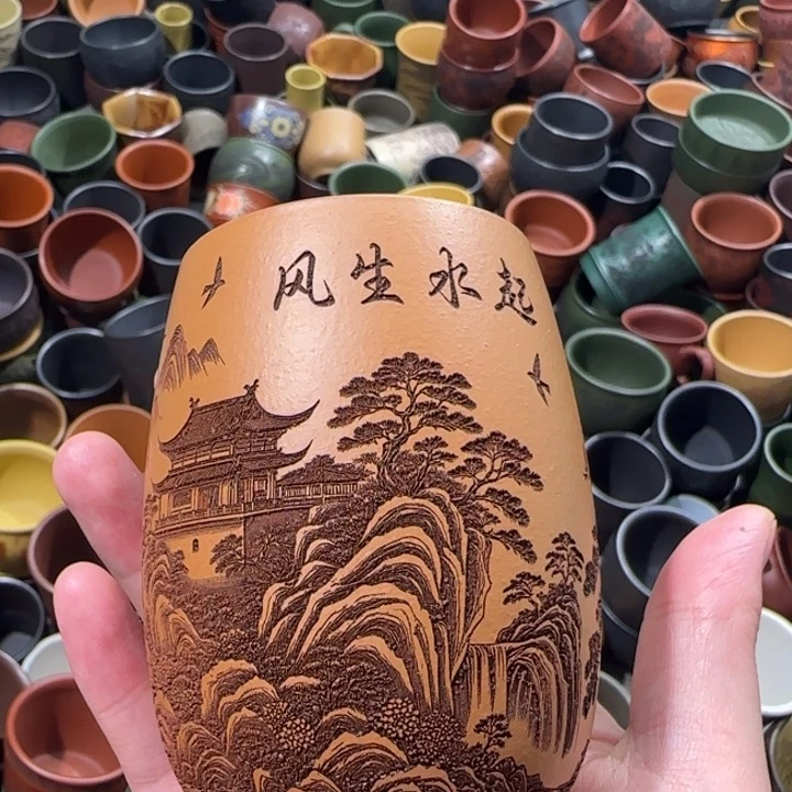 茶杯紫砂全手工紫砂