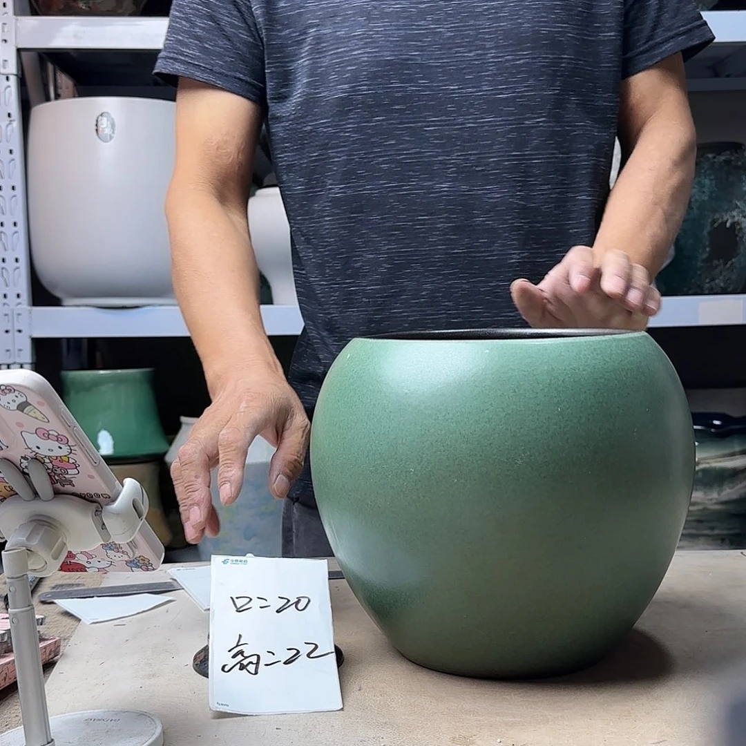 紫砂花盆尺寸20@22@25