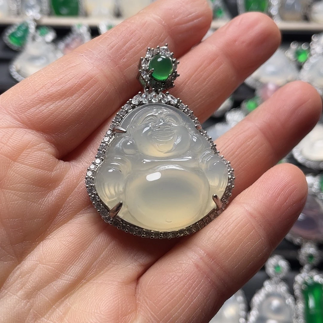 玛瑙/玉髓合金挂件