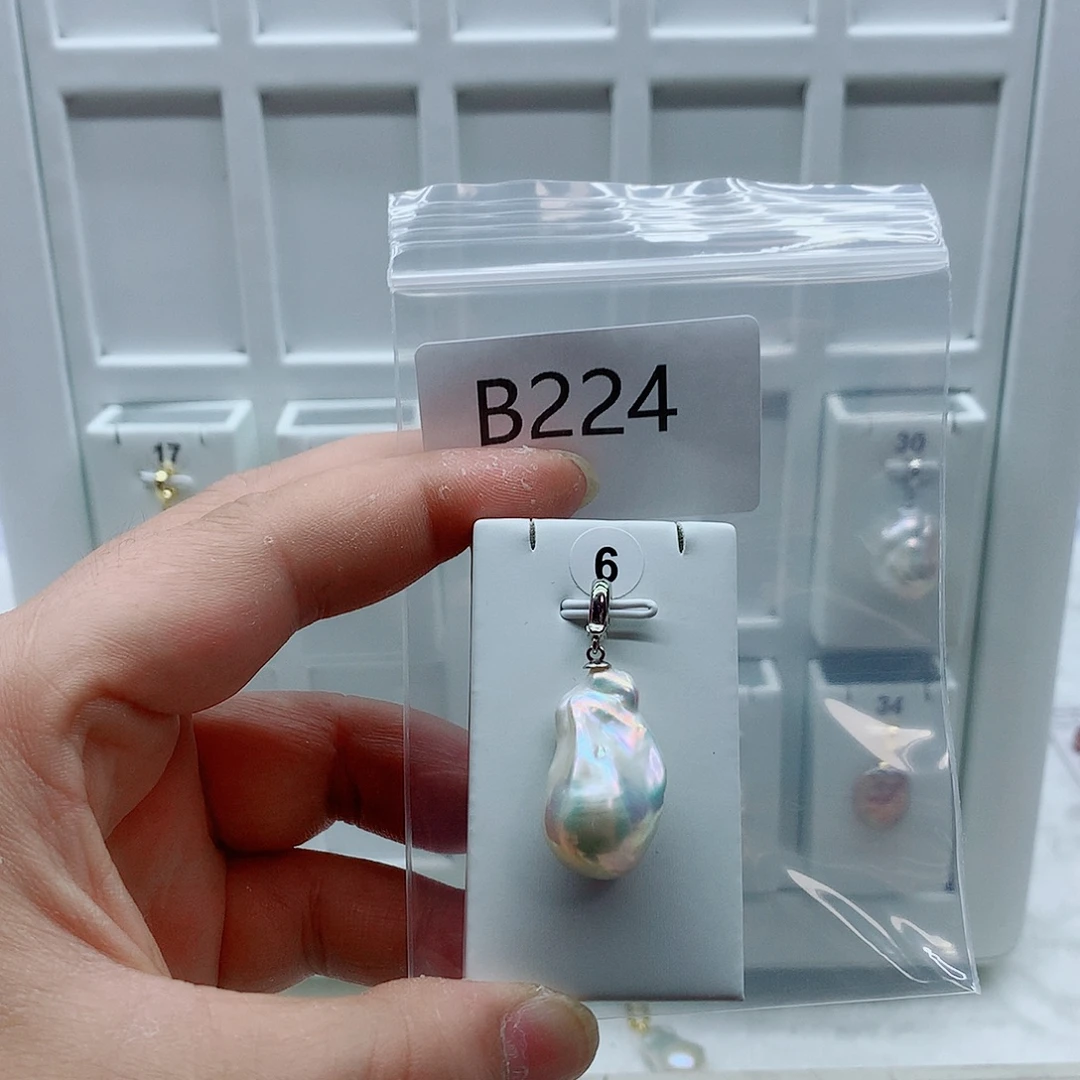 吊坠(不含链)合金淡水珍珠