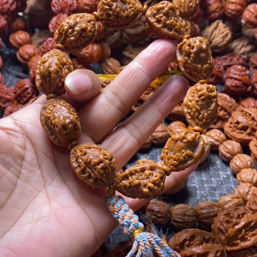 @***叔文玩核桃吊坠麒麟角