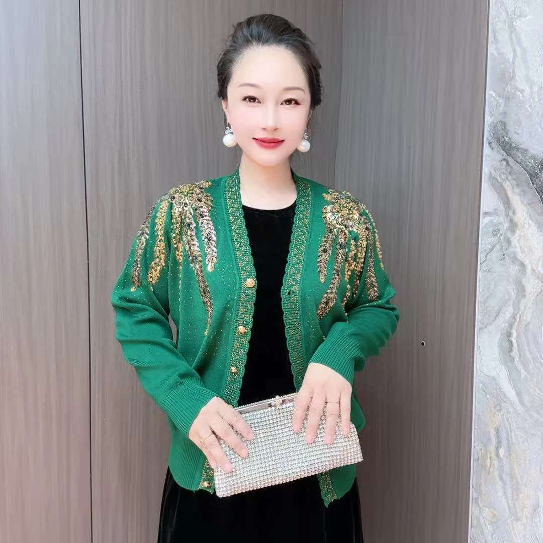 高端南韩绒毛衫开衫2A7501
