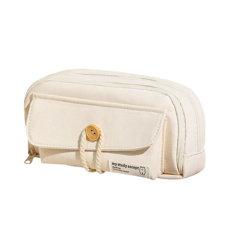 ins风简约高中生文具袋笔袋 日系超大容量铅笔盒文具盒